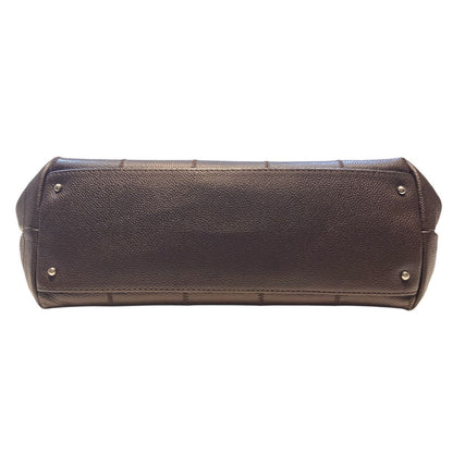 Chanel Choco Bar Tote Bag Caviar Leather — view 3