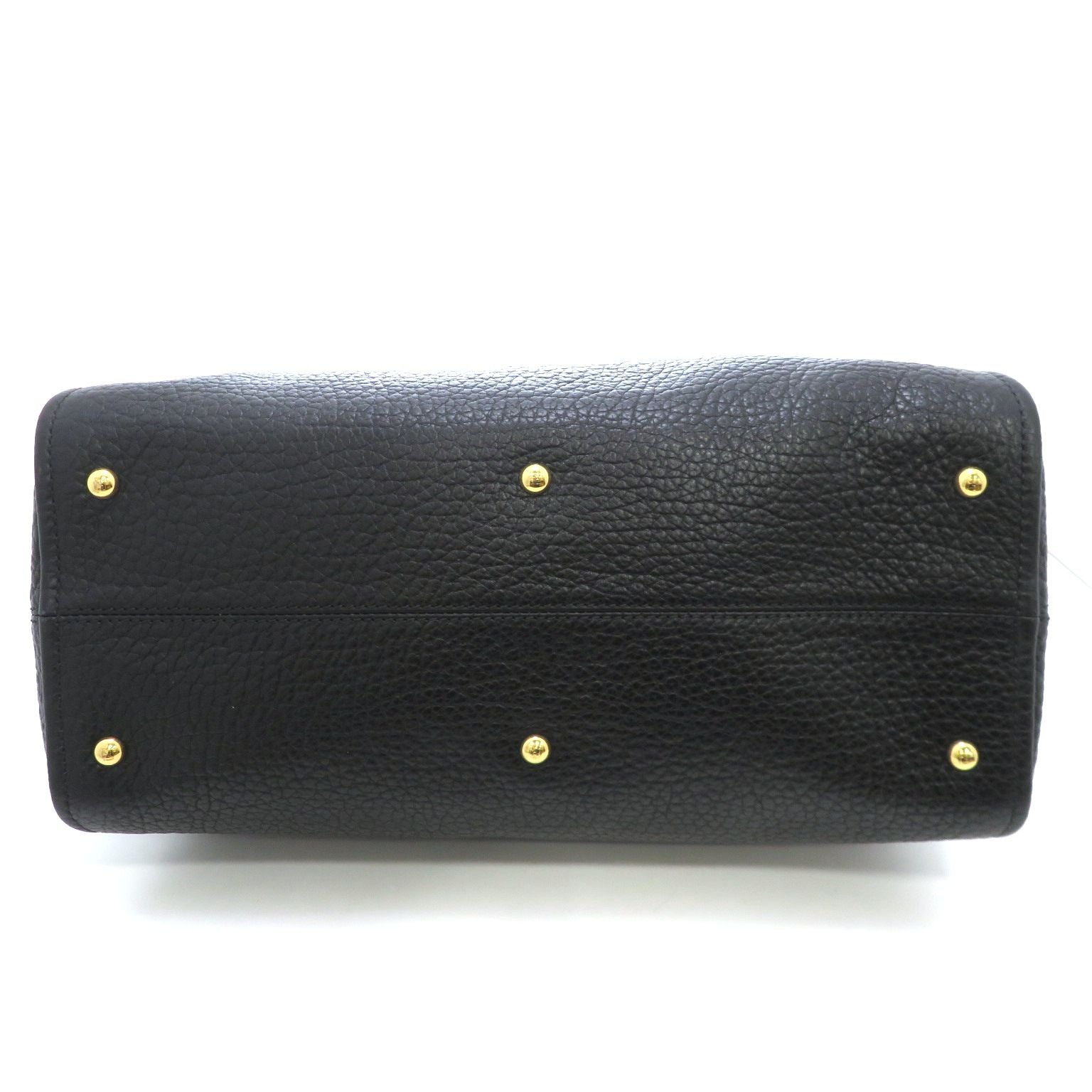 Fendi Chameleon Large 2-Way Shoulder Bag Leather Black — view 4