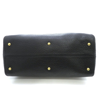 Fendi Chameleon Large 2-Way Shoulder Bag Leather Black — view 4
