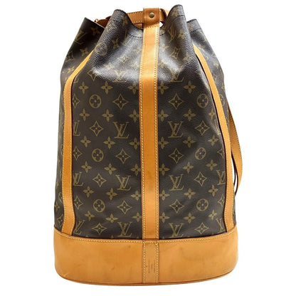 Louis Vuitton Randonnee GM Monogram Shoulder Bag Canvas