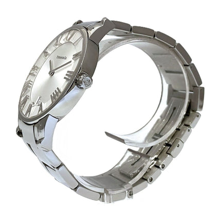 Tiffany & Co Atlas Dome Watch SS Quartz White Dial — view 2
