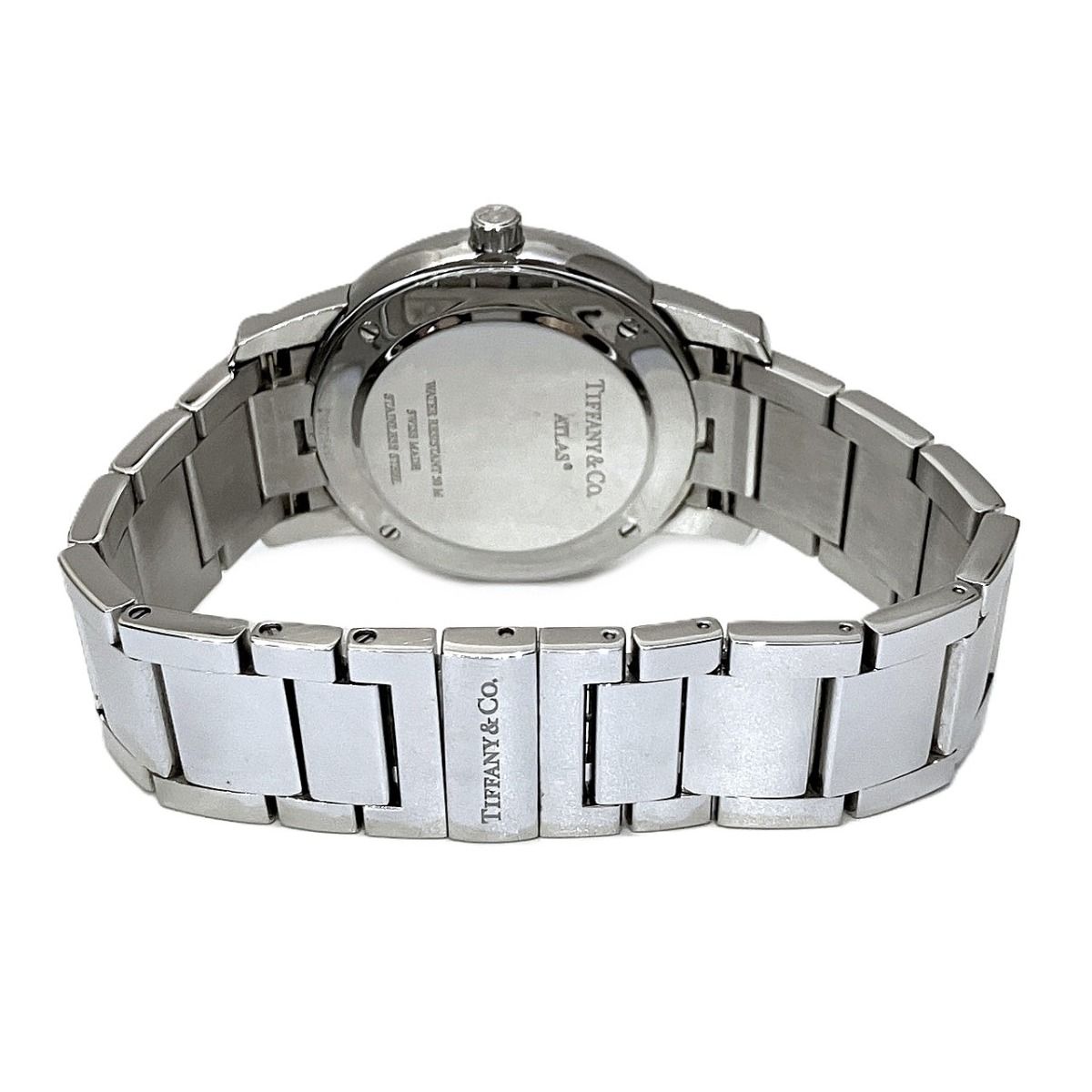 Tiffany & Co Atlas Dome Watch SS Quartz White Dial — view 6