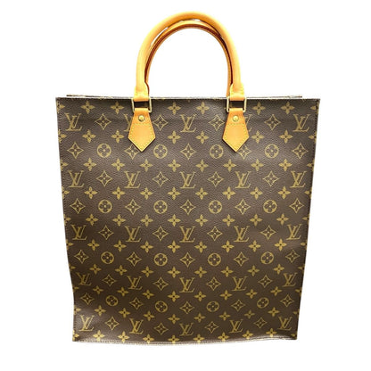 Louis Vuitton Monogram Sac Plat Tote Bag Canvas — view 2
