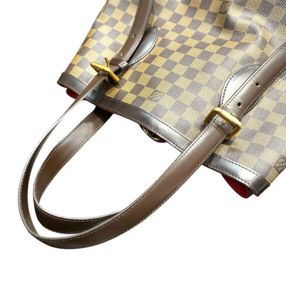 Louis Vuitton Damier Hampstead MM Shoulder Bag Canvas Leather — view 7