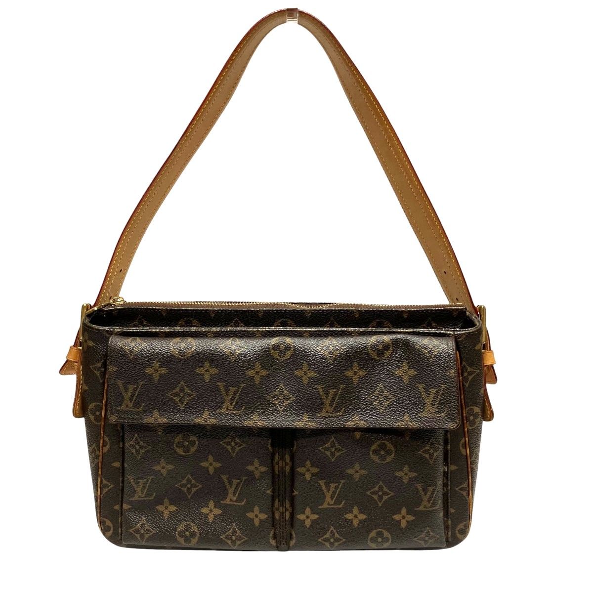 Louis Vuitton Viva-Cite GM Monogram Shoulder Bag Canvas
