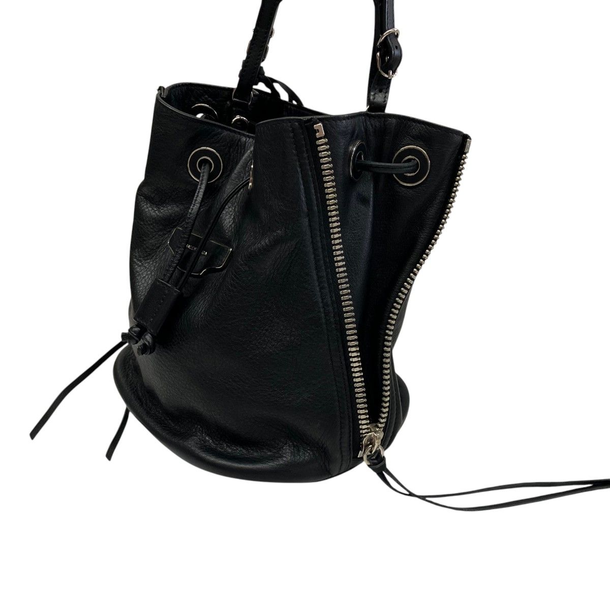 Balenciaga Paper Plate Handbag Leather — view 7