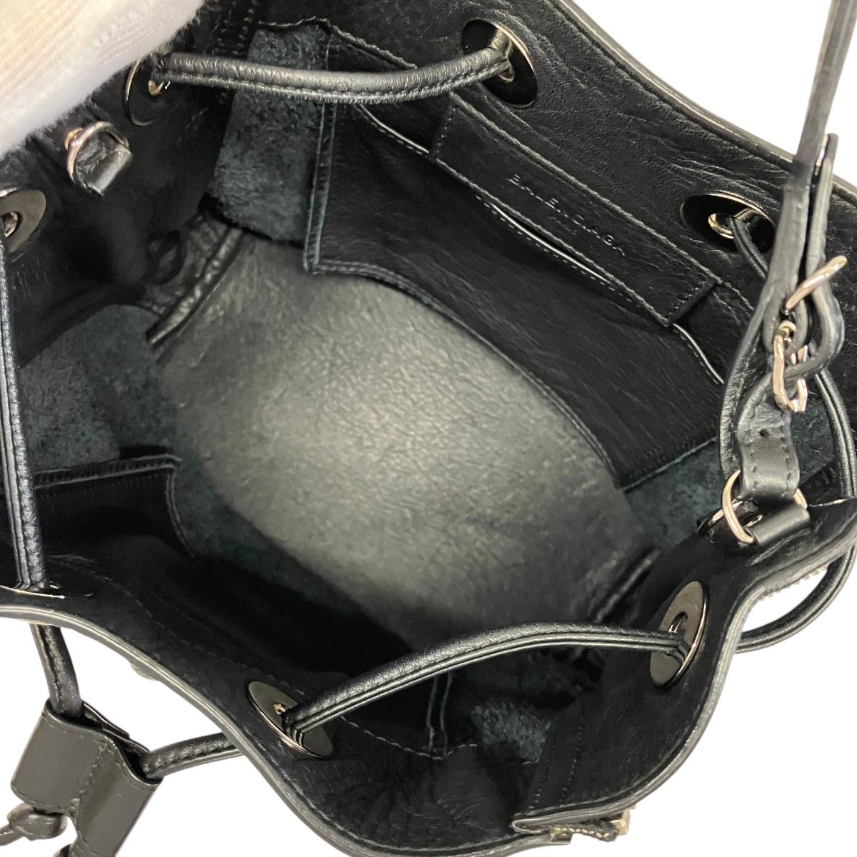 Balenciaga Paper Plate Handbag Leather — view 6