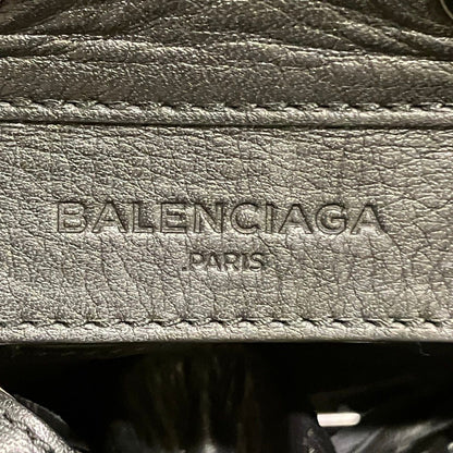 Balenciaga Paper Plate Handbag Leather — view 4
