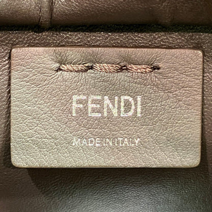 Fendi Handbag Leather Gray — view 4