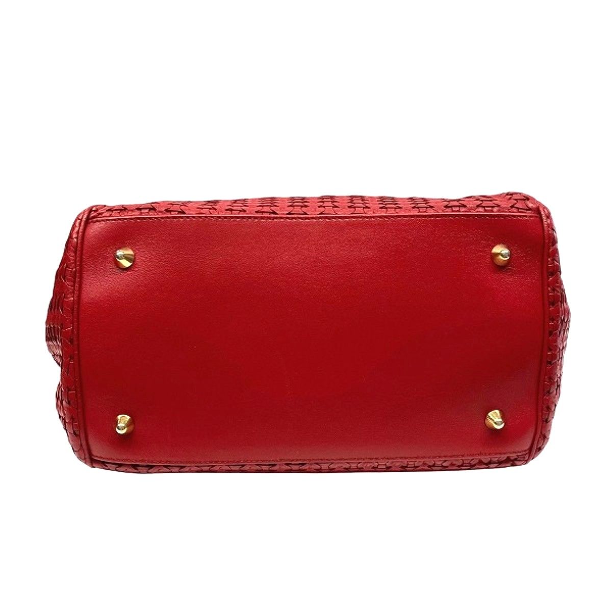 Dior Intrecciato Lady Dior Handbag Leather — view 3