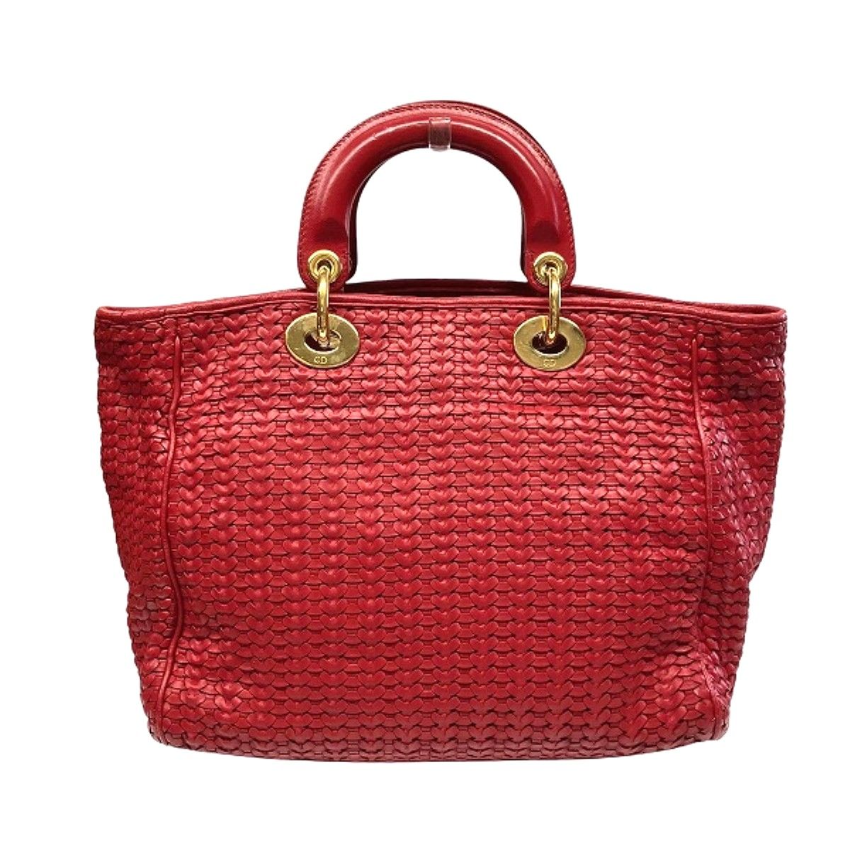 Dior Intrecciato Lady Dior Handbag Leather — view 2