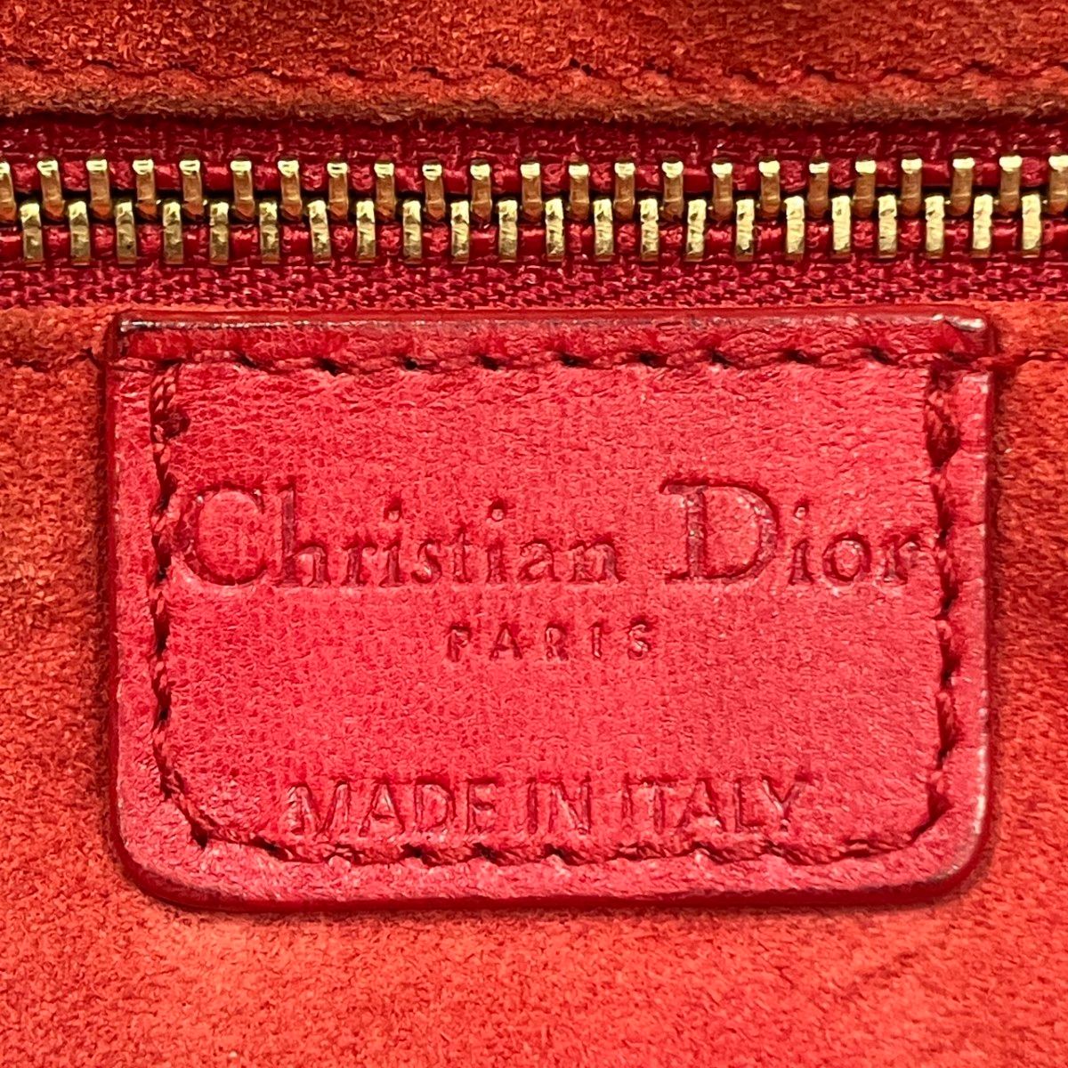 Dior Intrecciato Lady Dior Handbag Leather — view 4