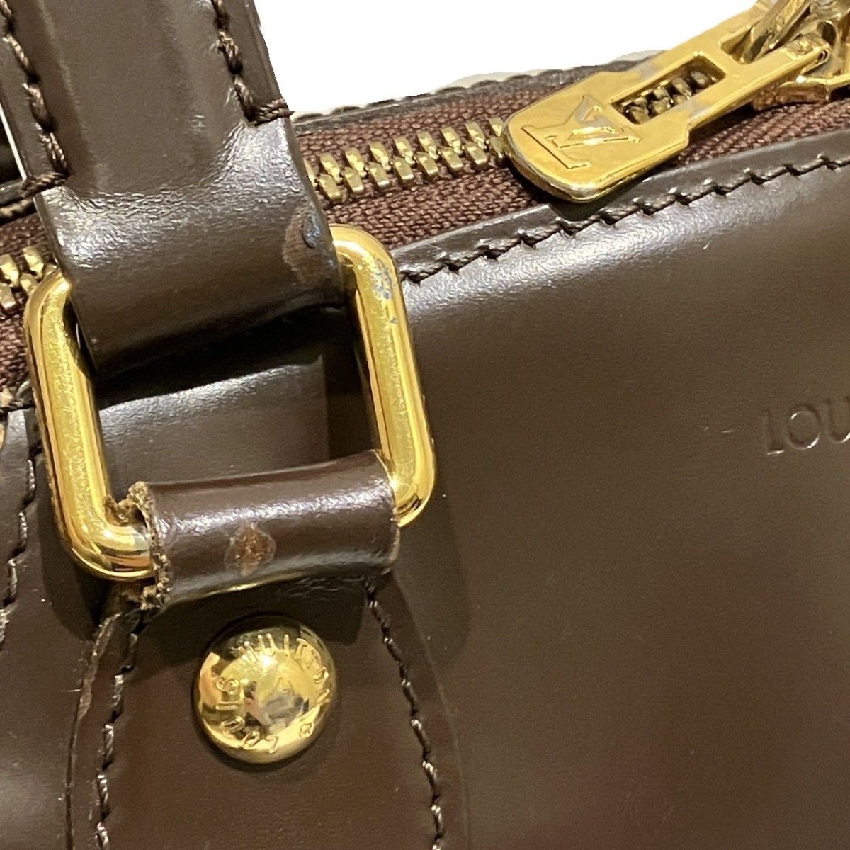 Louis Vuitton Verona PM Damier Handbag Canvas — view 7