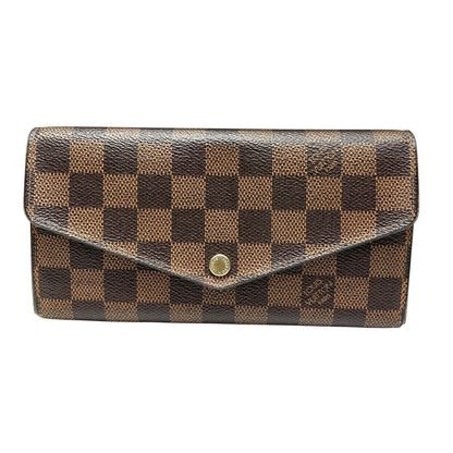 Louis Vuitton Portefeuille Sarah Ebene Damier Wallet Canvas