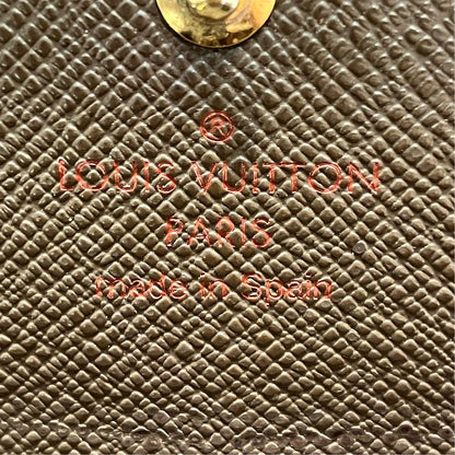 Louis Vuitton Portefeuille Sarah Ebene Damier Wallet Canvas — view 4