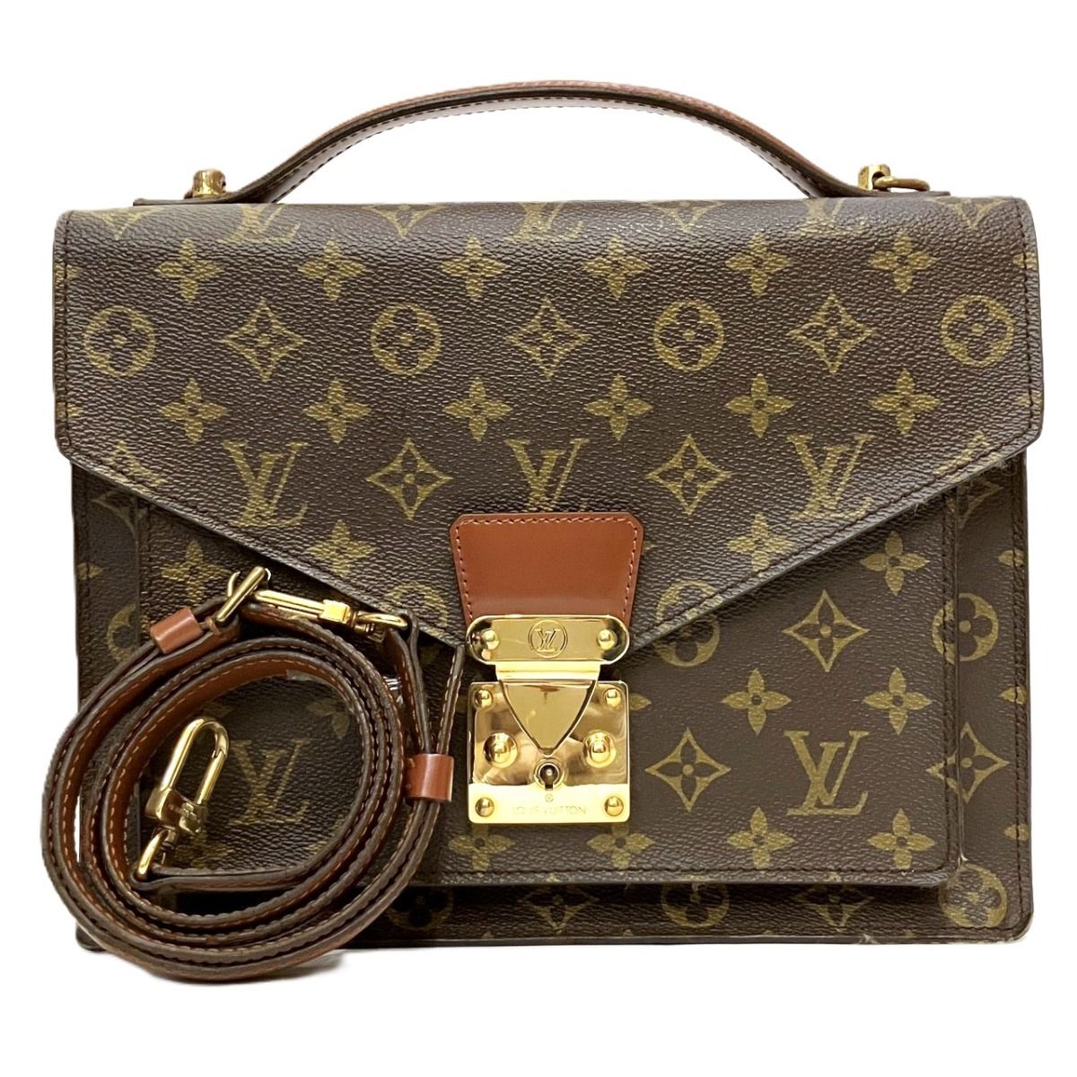 Louis Vuitton Monceau 28 Monogram Business Bag Canvas