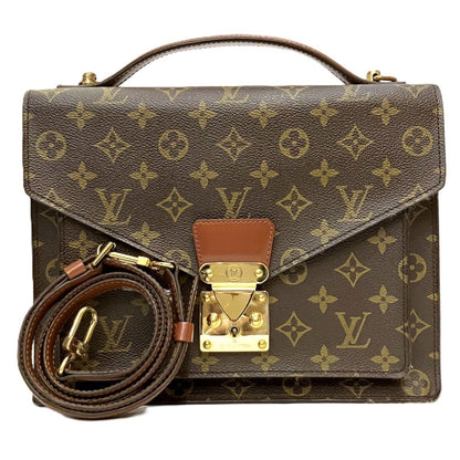 Louis Vuitton Monceau 28 Monogram Business Bag Canvas
