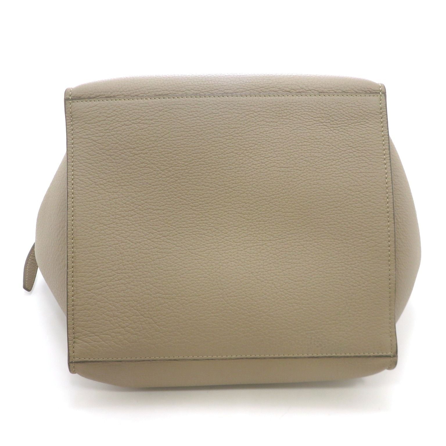 Celine Big Small Shoulder Bag Leather Beige — view 4