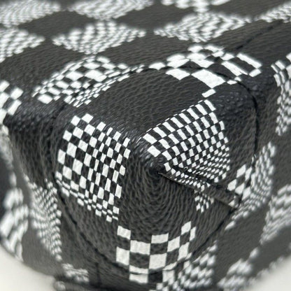 Louis Vuitton Shoulder Bag Steamer XS Black White Damier Distorted 2-Way — view 4