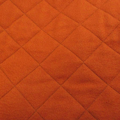 Loro Piana Cashmere Knit Vest Orange Lining Check Pattern Quilted Top M — view 8