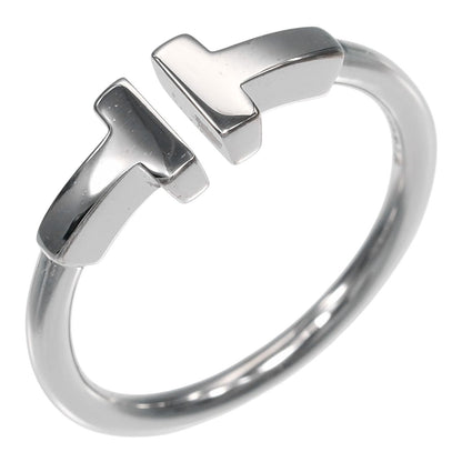 Tiffany & Co T Wire 18k White Gold Ring