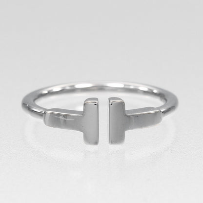 Tiffany & Co T Wire 18k White Gold Ring — view 6