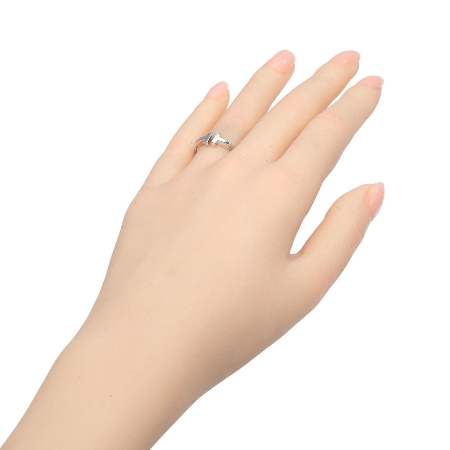 Tiffany & Co T Wire 18k White Gold Ring — view 2