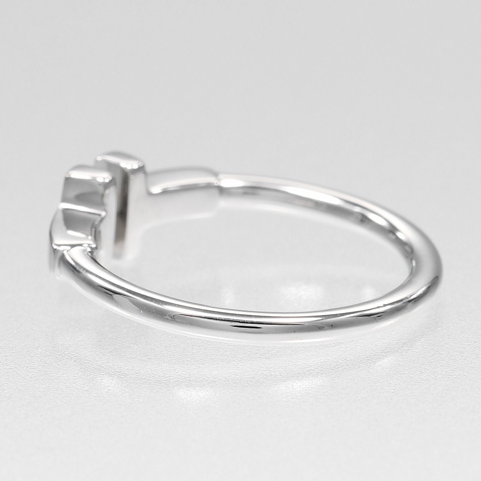 Tiffany & Co T Wire 18k White Gold Ring — view 7