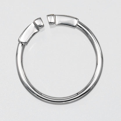 Tiffany & Co T Wire 18k White Gold Ring — view 8
