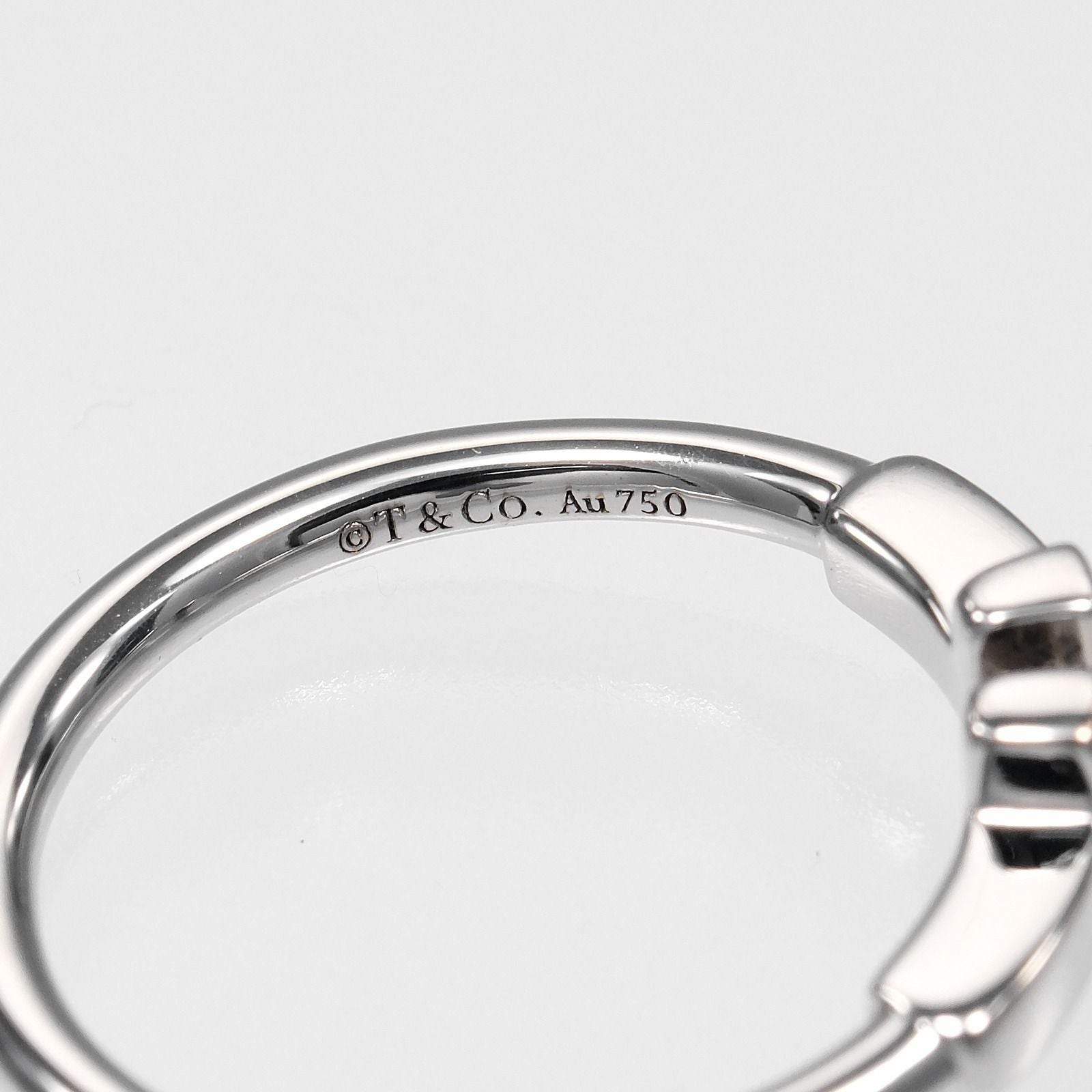 Tiffany & Co T Wire 18k White Gold Ring — view 4