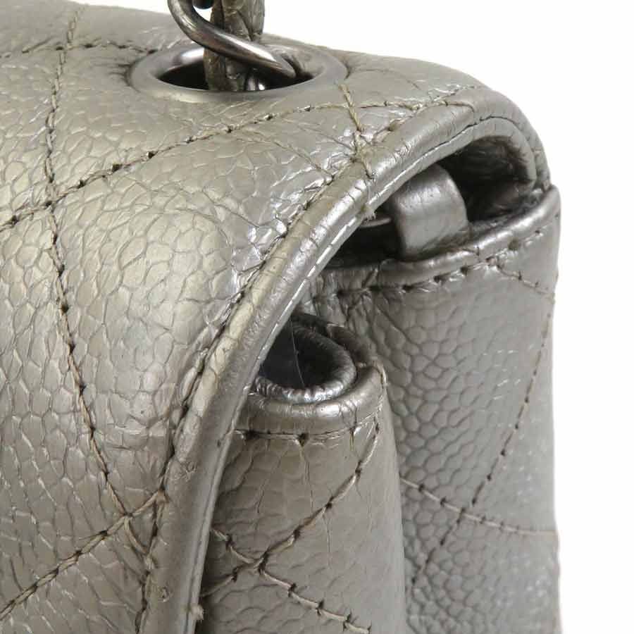 Chanel Shoulder Bag Gray — view 8