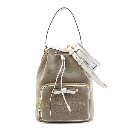 Prada Shoulder Bag Logo Jacquard