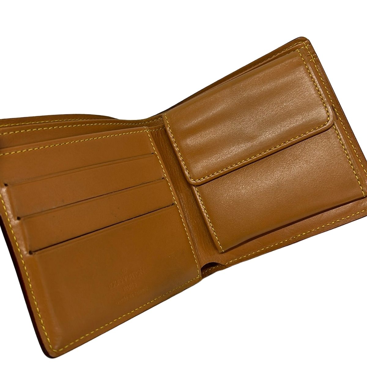 Louis Vuitton Bifold Wallet Nomad Portefeuille Marco Glitter le Leather — view 3