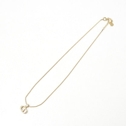Dior Necklace CD Logo Rhinestone Gold — view 3