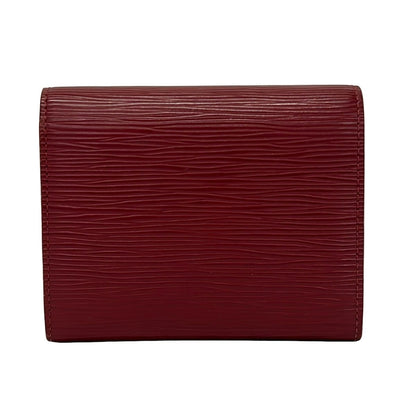 Louis Vuitton Trifold Wallet Epi Portefeuille Joy Ruby Leather — view 2