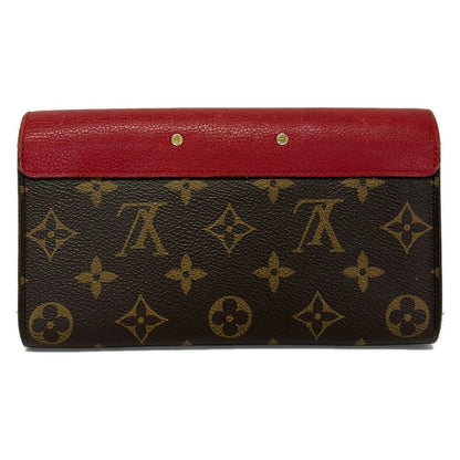 Louis Vuitton Wallet Monogram Portefeuille Pallas Cerise Leather — view 2