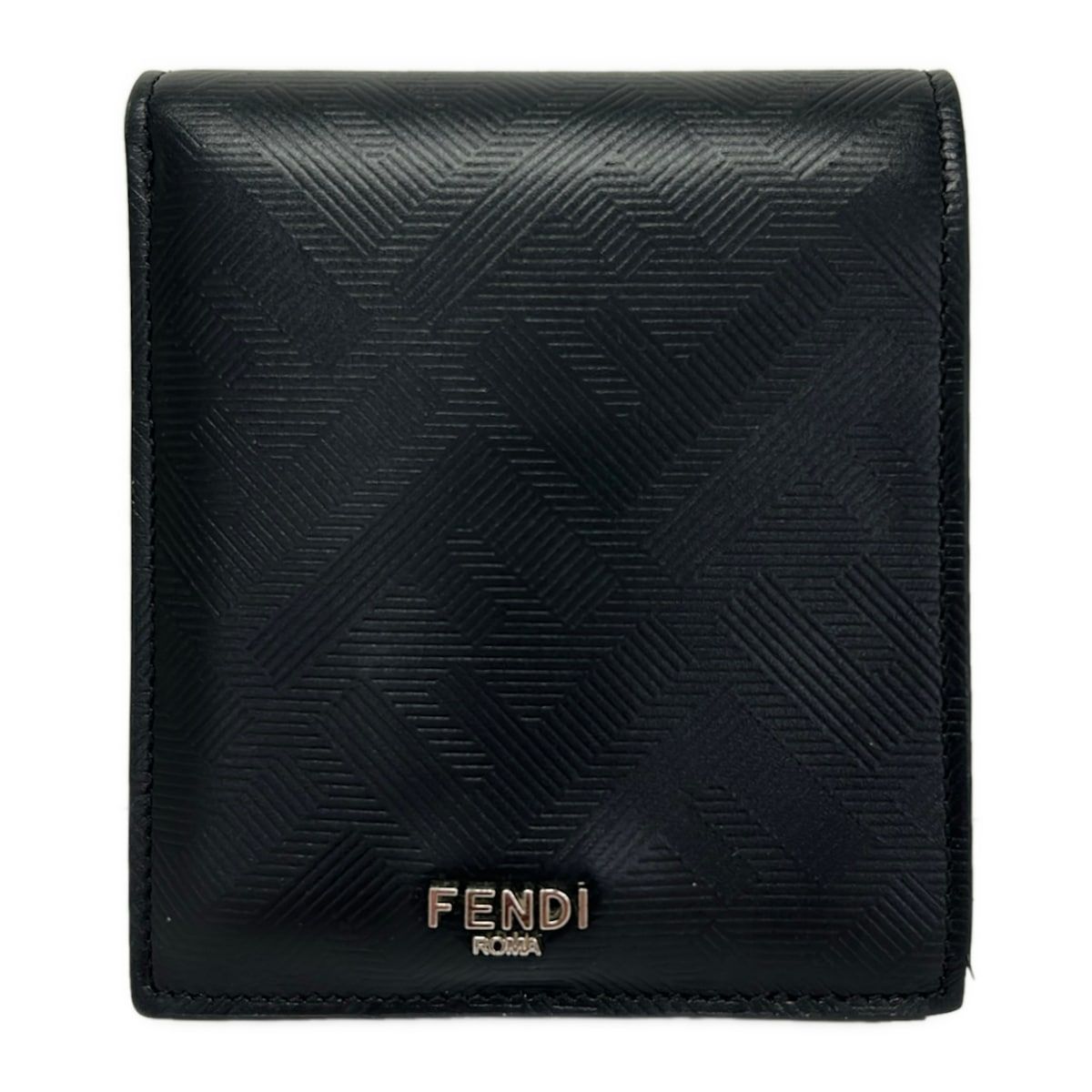 Fendi Bill Purse Black Leather