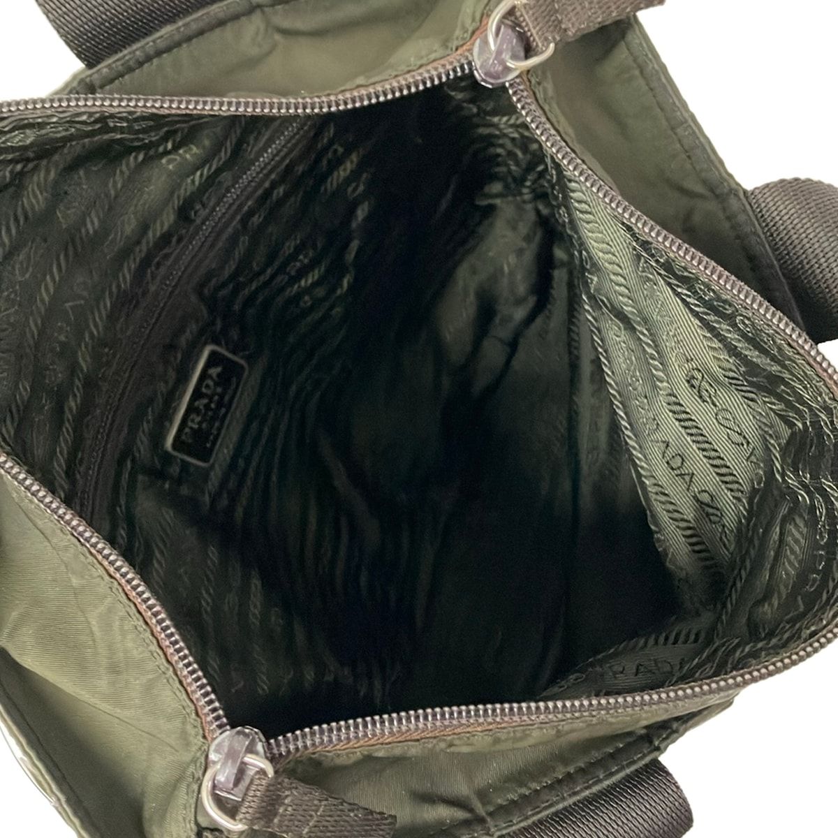 Prada Shoulder Bag Khaki — view 7