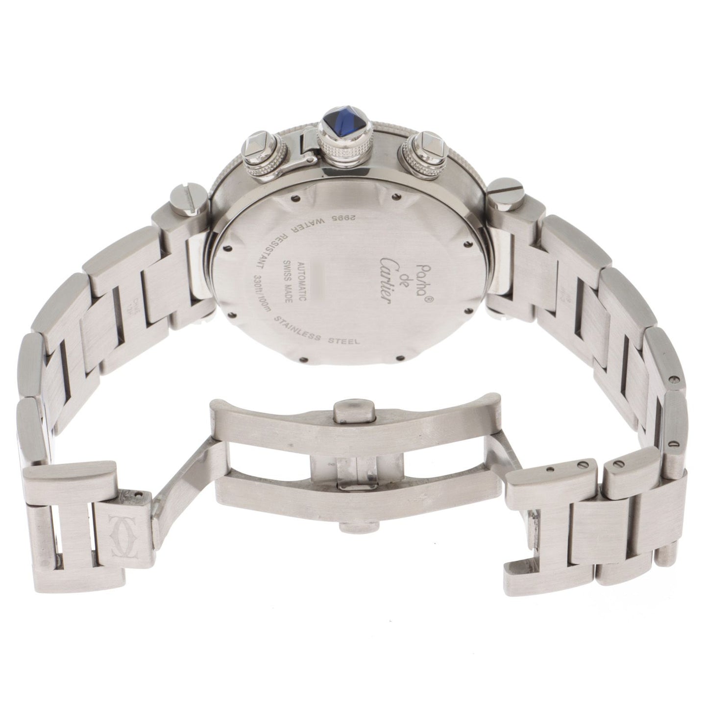 Cartier Pasha Seatimer Chrono Silver Watch Stainless Steel Automatic — view 4
