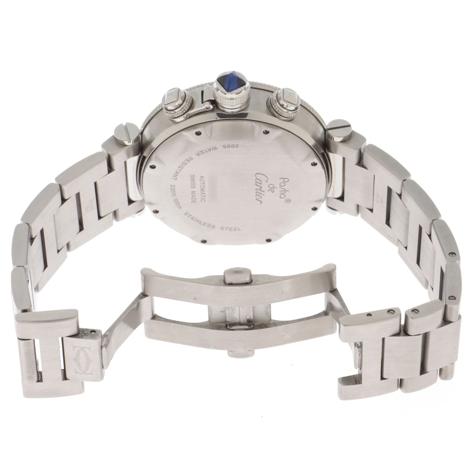 Cartier Pasha Seatimer Chrono Silver Watch Stainless Steel Automatic — view 4