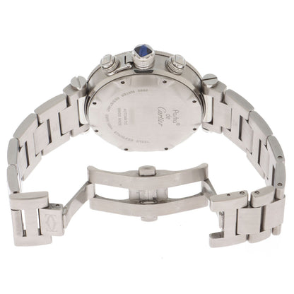 Cartier Pasha Seatimer Chrono Silver Watch Stainless Steel Automatic — view 4