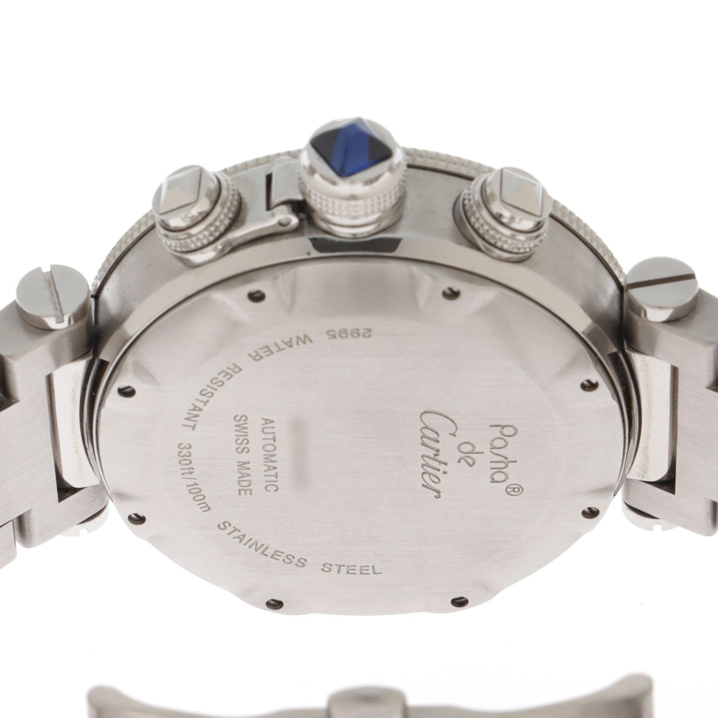 Cartier Pasha Seatimer Chrono Silver Watch Stainless Steel Automatic — view 5