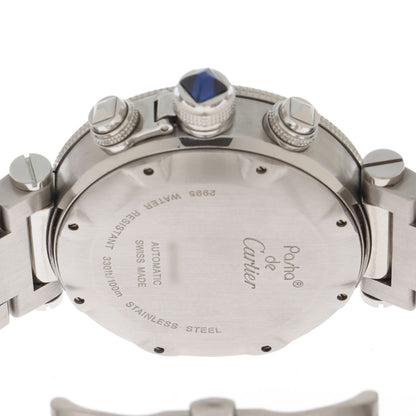 Cartier Pasha Seatimer Chrono Silver Watch Stainless Steel Automatic — view 5