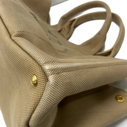 Prada Tote Bag Canapa Beige — view 6