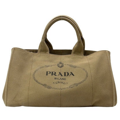 Prada Tote Bag Canapa Beige