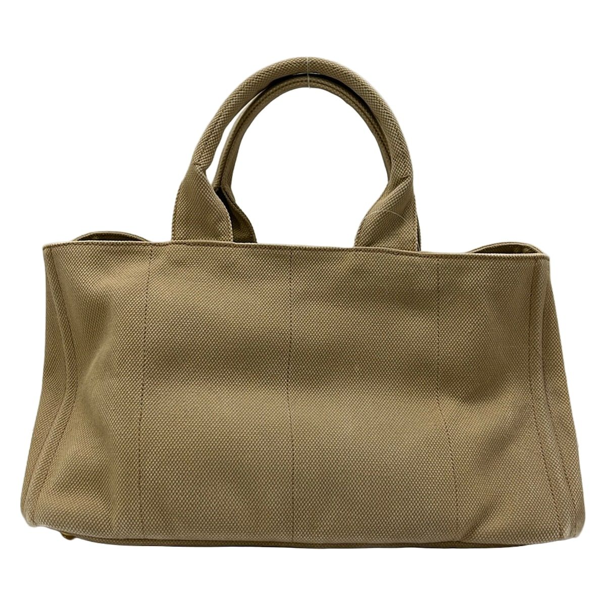 Prada Tote Bag Canapa Beige — view 3