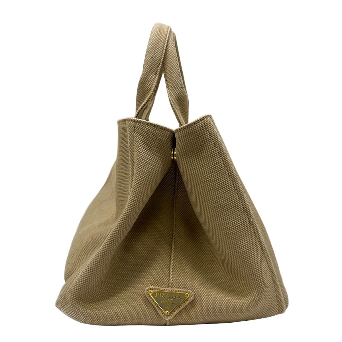 Prada Tote Bag Canapa Beige — view 4