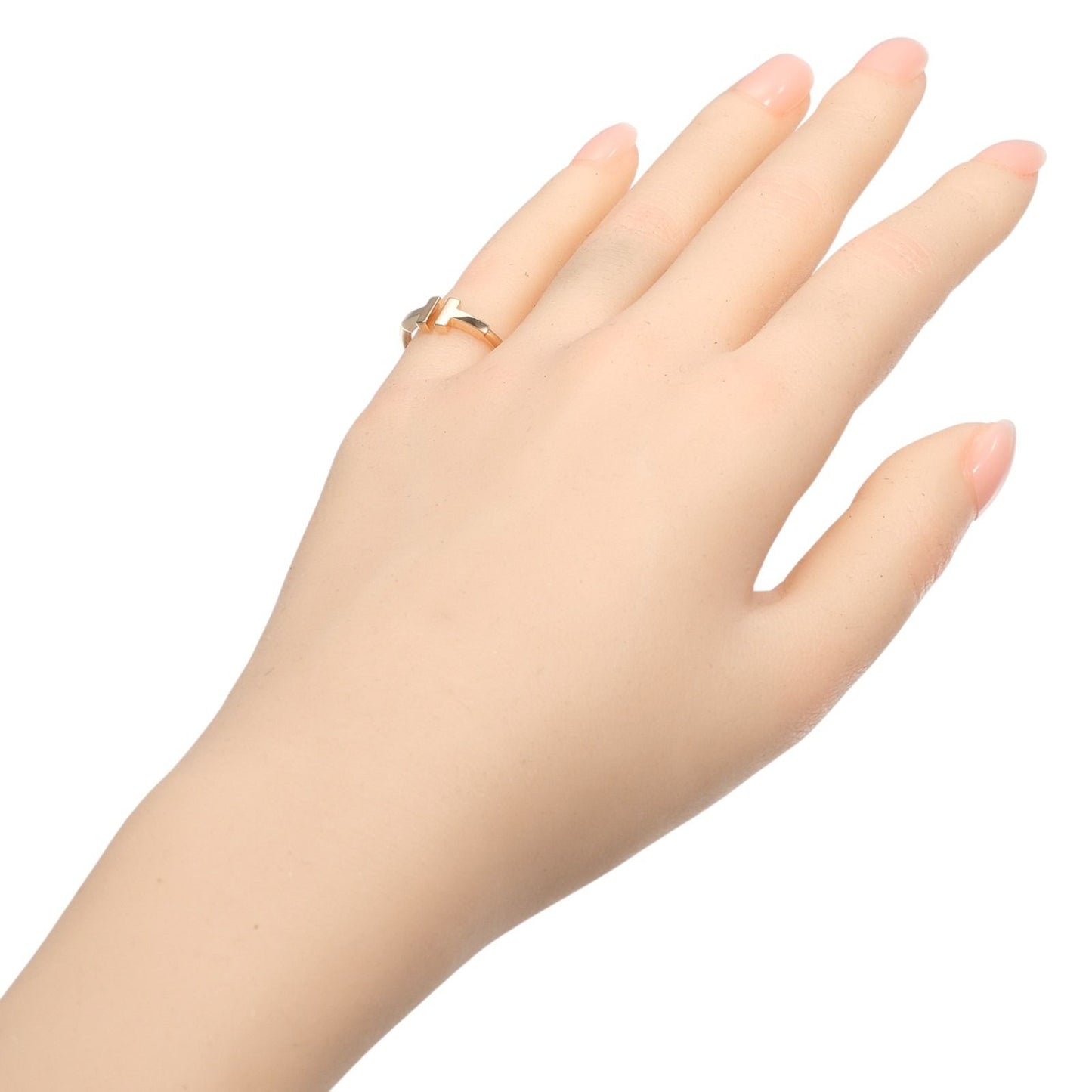 Tiffany & Co T Wire 18k Pink Gold Ring — view 2