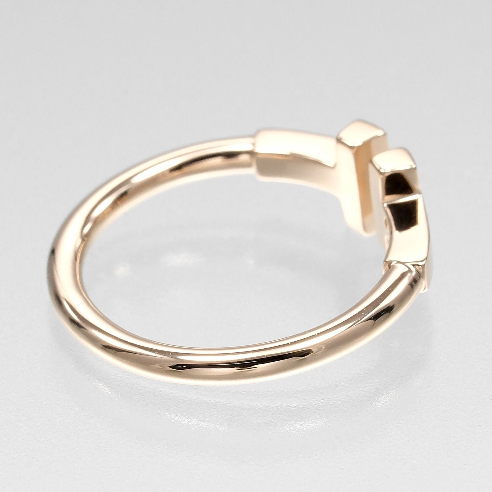 Tiffany & Co T Wire 18k Pink Gold Ring — view 6