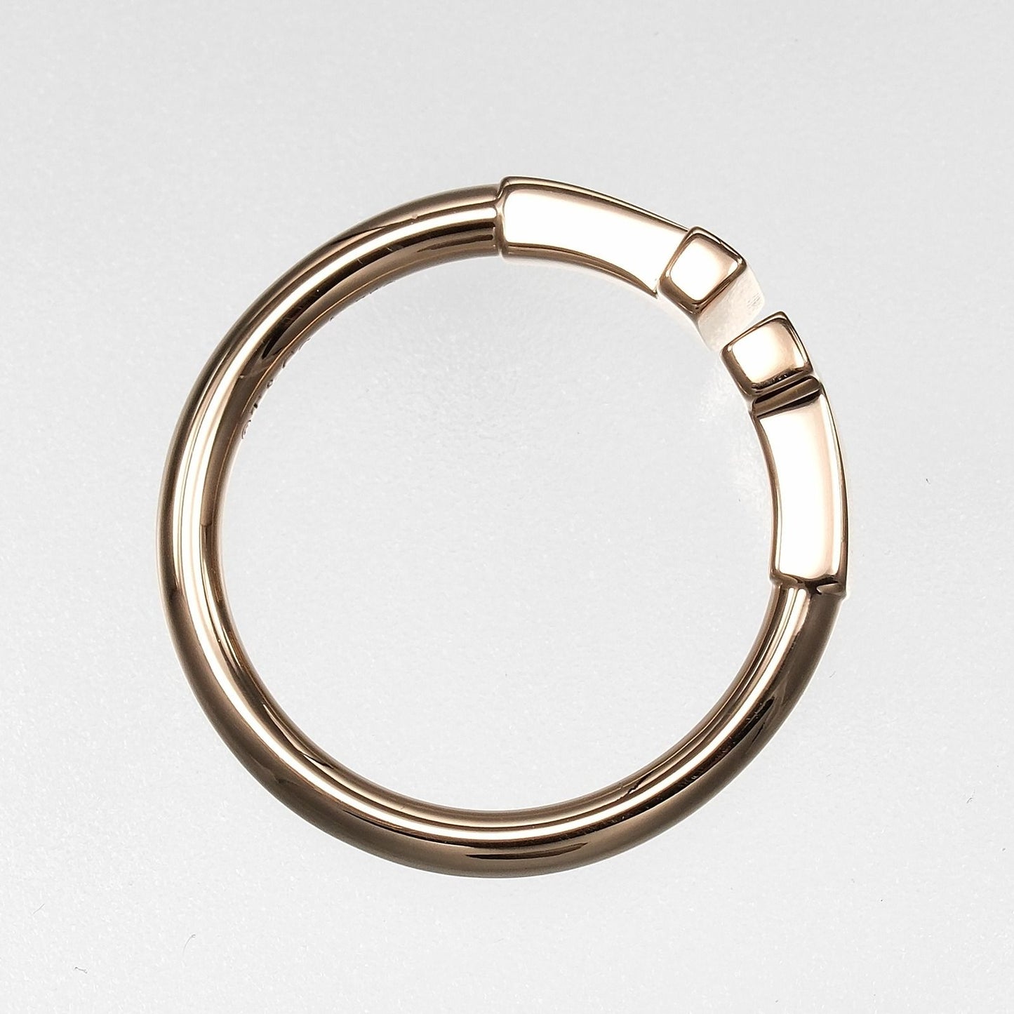 Tiffany & Co T Wire 18k Pink Gold Ring — view 8